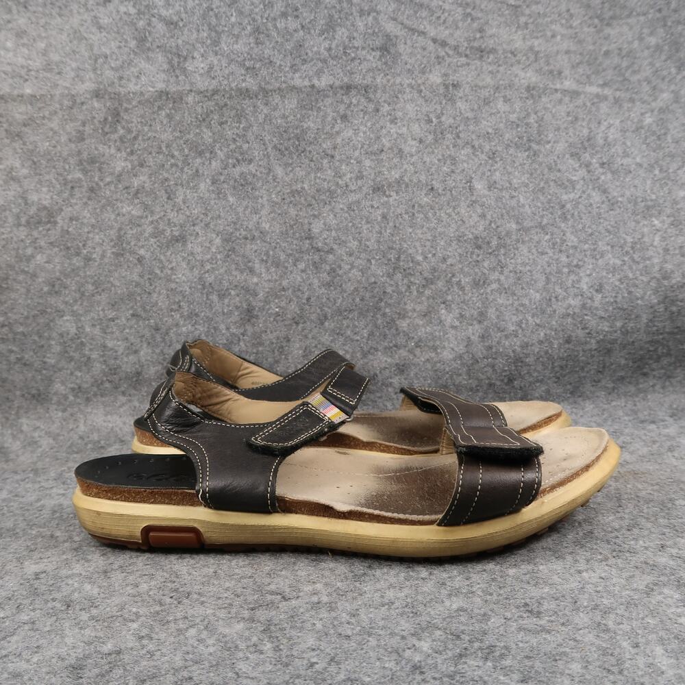 Ecco Shoes Womens 40 Sandals Casual Comfort Fashion Double Strap Leather Walking